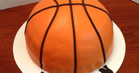 Half Basketball Cake All Fondant Karen Reeves Custom Cakes Pinterest Fondant Cake And
