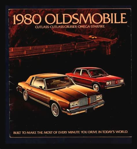 Original Oldsmobile Full Line Cutlass Omega Starfire Sales