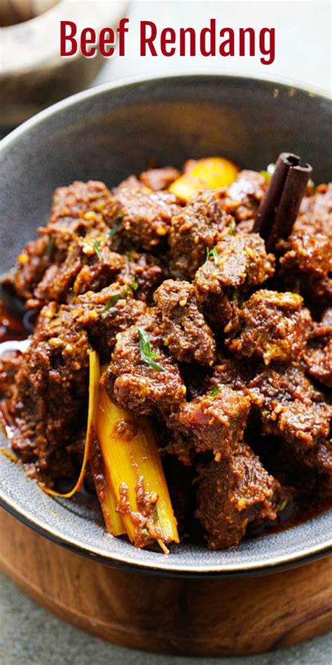 Beef Rendang The Best Recipe Rasa Malaysia Artofit