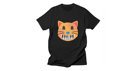Cat Keyboard Emoji Mens T Shirt Geekmans World