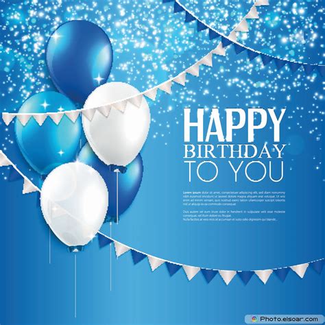 Blue Birthday Wallpapers Wallpaper Cave