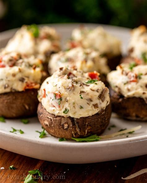 Cream Cheese Stuffed Mushrooms Recipe Cheese Stuffed Mushrooms