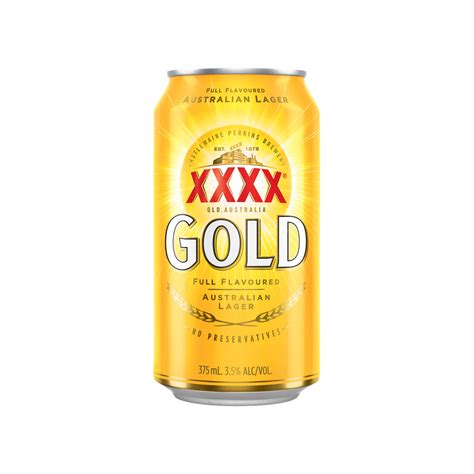 Xxxx Gold Cans 375ml