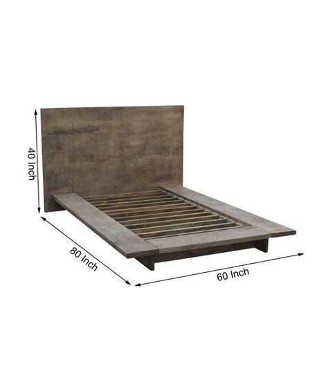 Feel Safe And Secure In This Solid Wood Platform Bed Constructed To