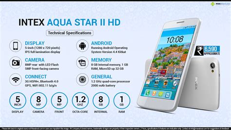 Check spelling or type a new query. Quick Facts - Intex Aqua Star II HD