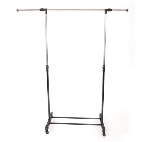 Single Bar Vertical And Horizontal Stretching Stand Clothes Rack With