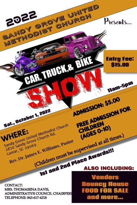 Copy Of Car Show Flyer Template Postermywall