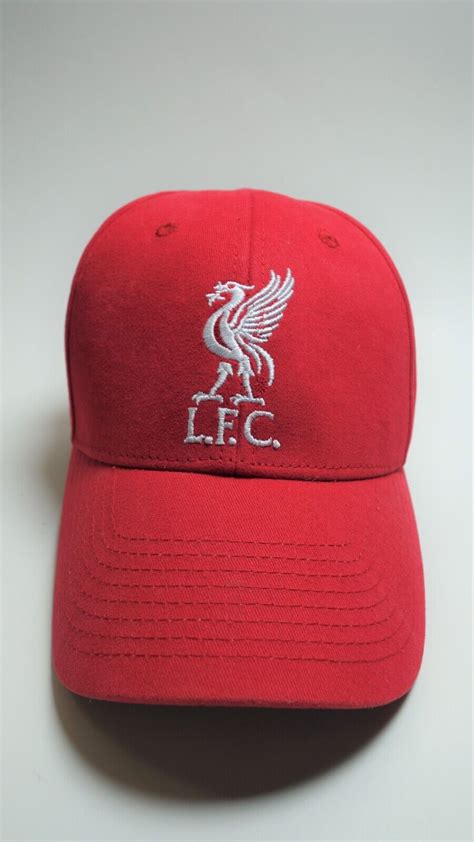 Liverpool Football Club Hat Cap Lfc Red Liverbird Emb Gem