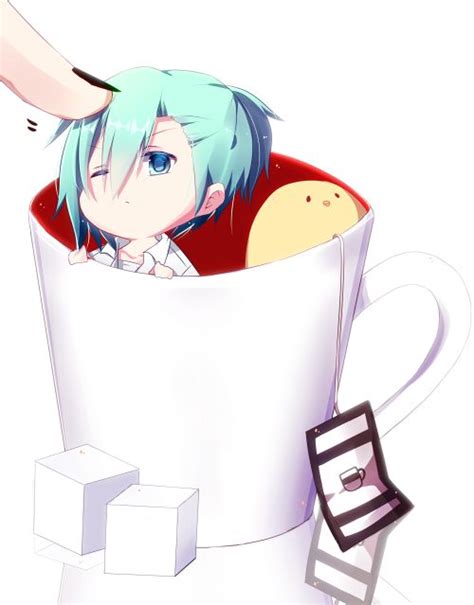 Tags Anime Tea Cup Tiny Person Sugar Poking Teacup Chibi Land