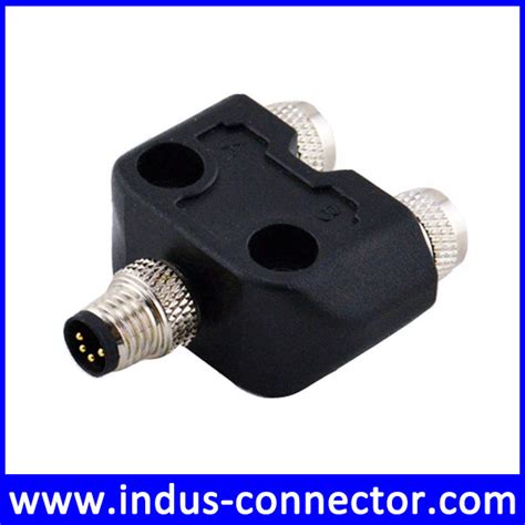 China M8 4 Pin T Y Splitter Connector China M8 Connector