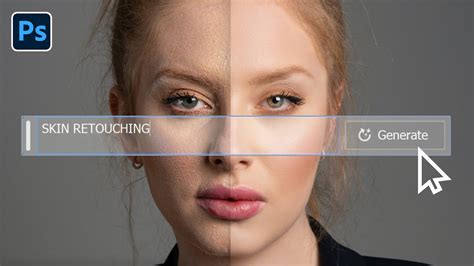 Skin Retouching Trick Generative Fill Photoshop Youtube