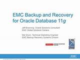Emc Backup And Recovery Manager Images