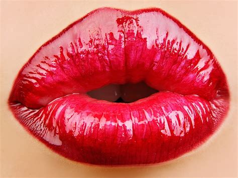 赤い唇、 唇、 女の子、 口紅、 キス、 hdデスクトップの壁紙 wallpaperbetter