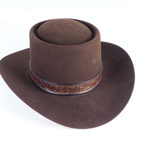 Vintage Chocolate Brown Stetson Revenger Beaver Hat Ebth