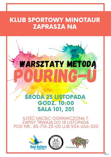 Warsztaty Metod Pouringu Dom Kultury W Apach