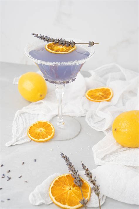 Sip On A Refreshing Lavender Lemon Drop Martini This Summer