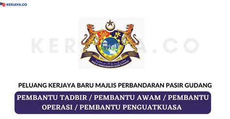 Look through examples of pembantu translation in sentences, listen to pronunciation and learn grammar. Jawatan Kosong Terkini Majlis Perbandaran Pasir Gudang ...