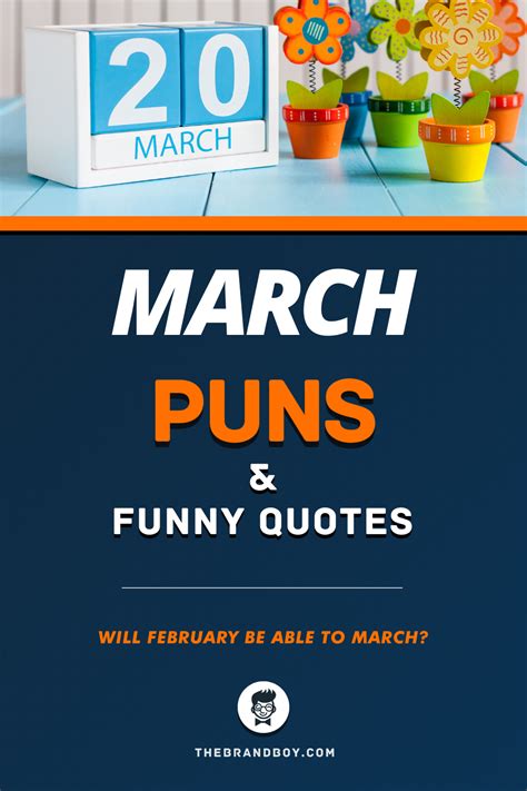 48 Best March Puns And Funny Quotes