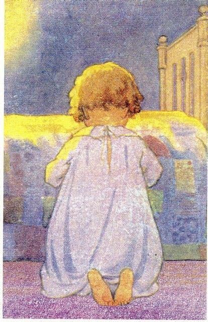 Little Girl In Prayer Fairy Tale Willcox Pics Art Childrens Book
