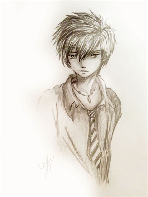 Angry Anime Boy Sketch Wallpapers Wallpaper Cave