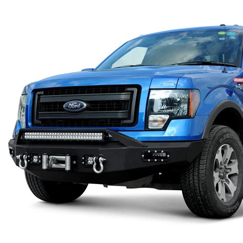 Paramount® Ford F 150 2010 Full Width Black Front Winch Hd Bumper