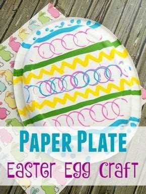 You can make one bunny or a bunch of different colors. Paper Plate Easter Egg Craft (With images) | Easter egg crafts, Egg crafts, Easter kids