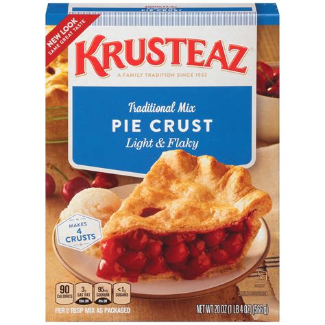 Krusteaz® Traditional Mix Pie Crust 20 Oz Box