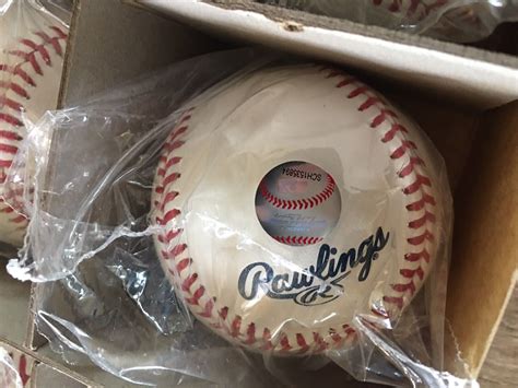 12 1 dozen rawlings official mlb baseballs manfred romlb boxed ebay