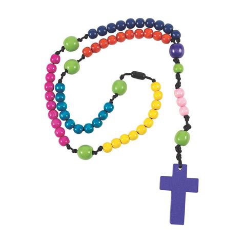 jumbo “how to pray the rosary” craft kit makes 12 oriental trading craft kits praying the
