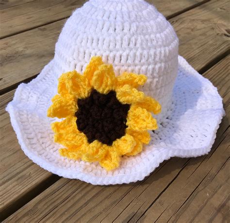 Sunflower Sun Hat, sunflower, hat, sunflower hat, sun hat ...