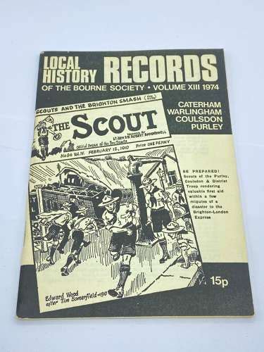 Vintage British 1974 Boys Scouts Magazine And Cap Badges