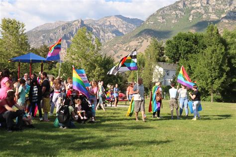 Lgbtq Community Allies Host First Byu Pride March The Daily Universe