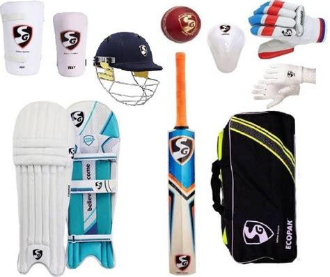 Sg Cricket Set 5 No With Helmet And Ball Ideal For 9 12 Years Child
