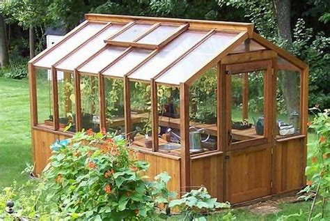 Greenhouse kits give you everything you need to build a greenhouse along with helpful construction instructions. Cedar Greenhouse Kit | Greenhouse, Backyard greenhouse ...
