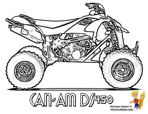 Raptor 700r yfz 450 wolverine 450. Dirt Bikes Coloring Pages - Coloring Home