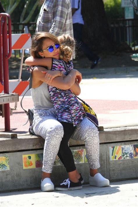 Jessica Alba And Cash Warren Take Their Daughters Honor And Haven To Coldwater Canyon Park On
