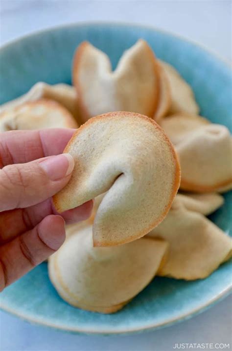 Homemade Fortune Cookies Just A Taste
