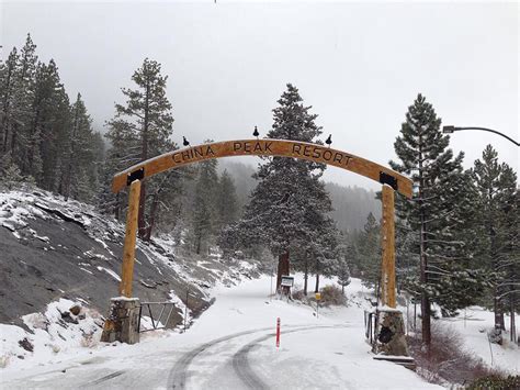 Fresh Snow Blankets The Shaver Lake Area And The Foothills