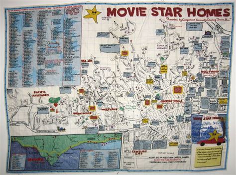 Beverly Hills Map Of Stars