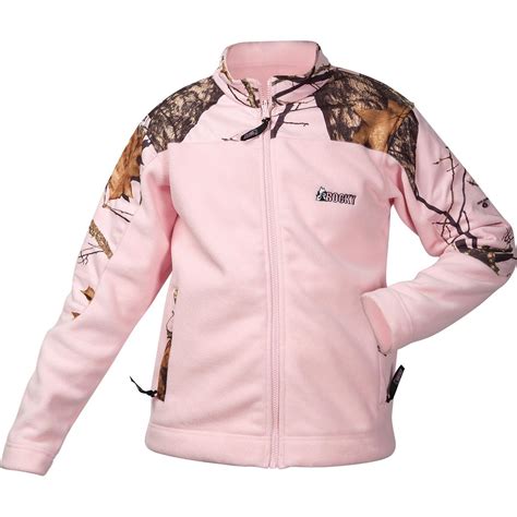 Rocky Silenthunter Girls Pink Camo Fleece Jacket Hw00048