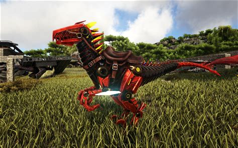 Lvl 311er Tek Raptor 100 Perfect Tame Astrogah 208 Wild Ark