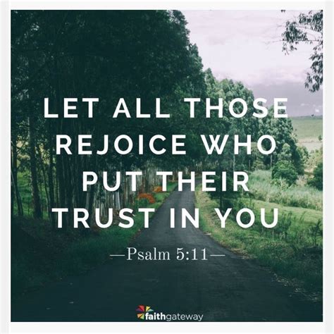 Psalm 511 Psalms Psalm 5 Rejoice And Be Glad