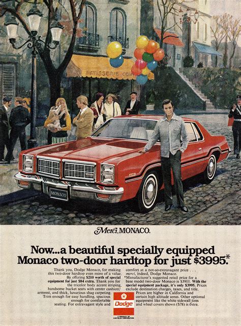 1977 Dodge Monaco Louis Jourdan Classic Cars Art Cars Automobile