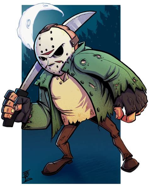Jason Voorhees Friday The 13th Illustration I Did For Halloween Halloween