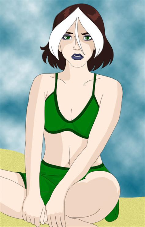 Evo Rogue In A Swimsuit Color By Evo Rogue Club On Deviantart