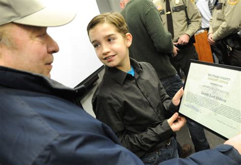 Sheriff's office recognizes citizens, employees: 11-year-old earns Life