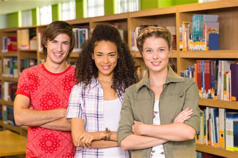 College Students In Library Stock Image Image Of Folded Learn 50483435