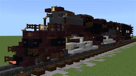 Minecraft Train Tutorial Union Pacific Big Boy Steam Locomotive