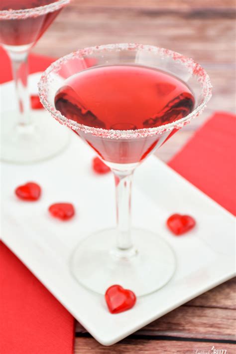 Valentines Day Cocktail Recipe Cupids Heart Red Cocktail Bullocks Buzz