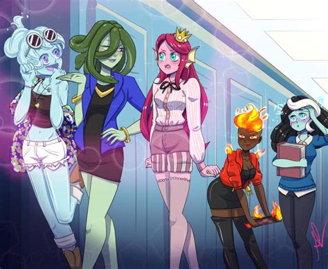 The Popular Girls Monster Prom By Imhereforfreefood On Deviantart